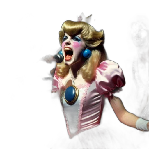 concept art, comic book art, 3d render, photorealistic, three, individuals, perform, stage transparent PNG cut-out