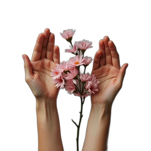 flower, jewelry, crown, staff transparent PNG cut-out