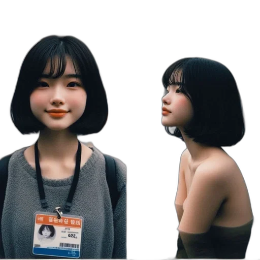face, mask, robot, dress, photorealistic, 3d render, cyberpunk, concept art transparent PNG cut-out