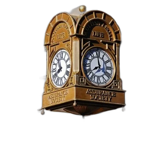 jewelry, 3d render, clock, side, building, time, being transparent PNG cut-out