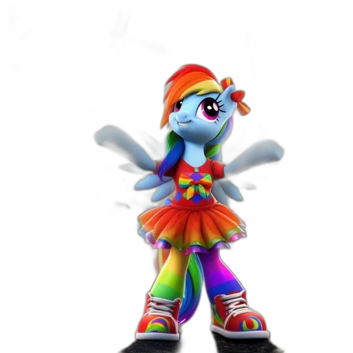 dress, staff, robot, creature, 3d render, concept art, vaporwave, cartoon transparent PNG cut-out