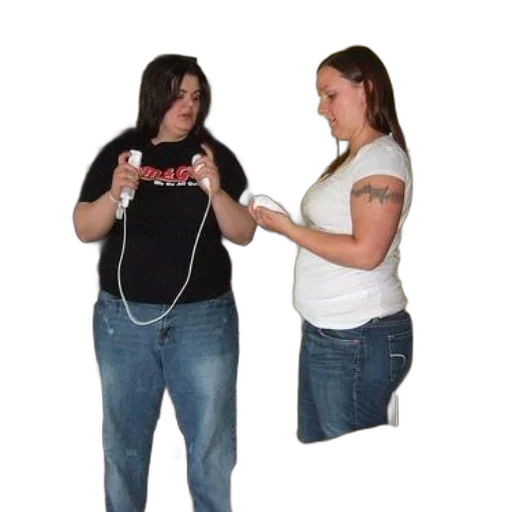 jewelry, staff, jacket, dress, two, women, play, video transparent PNG cut-out