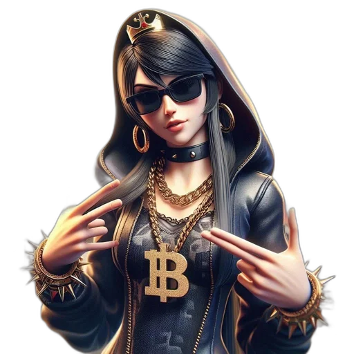 jewelry, jacket, concept art, fantasy art, pixel art, cyberpunk, modern, urban transparent PNG cut-out