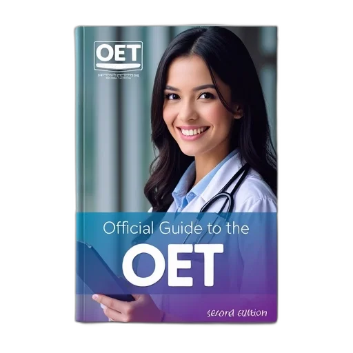 second, edition, official, guide, oet, featuring, smiling, woman transparent PNG cut-out