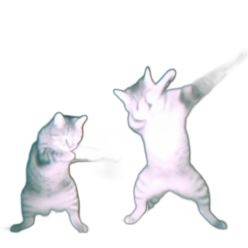 staff, animal, weapon, creature, concept art, vaporwave, 3d render, pixel art transparent PNG cut-out