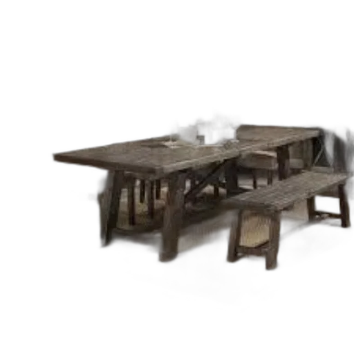 furniture, animal, food, staff, 3d render, photorealistic, concept art, forest transparent PNG cut-out