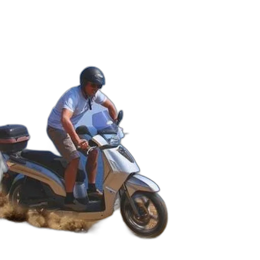 animal, car, 3d render, concept art, photorealistic, person, wearing, helmet transparent PNG cut-out