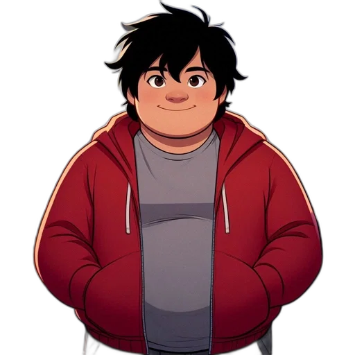 jacket, staff, face, creature, cartoon, concept art, comic book art, 3d render transparent PNG cut-out
