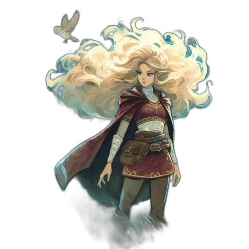 dragon, staff, sword, crown, fantasy art, concept art, pixel art, watercolor transparent PNG cut-out