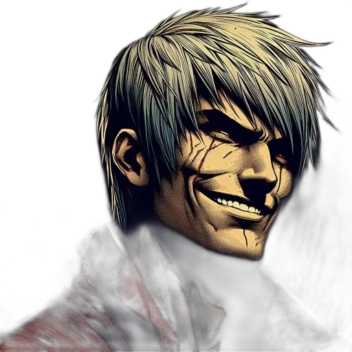 face, mask, comic book art, concept art, photorealistic, fantasy art, dark, red transparent PNG cut-out