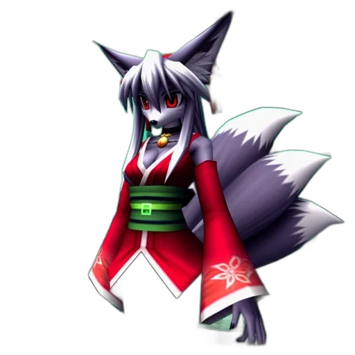 staff, pixel art, concept art, 3d render, fantasy art, fox-like, video, game transparent PNG cut-out