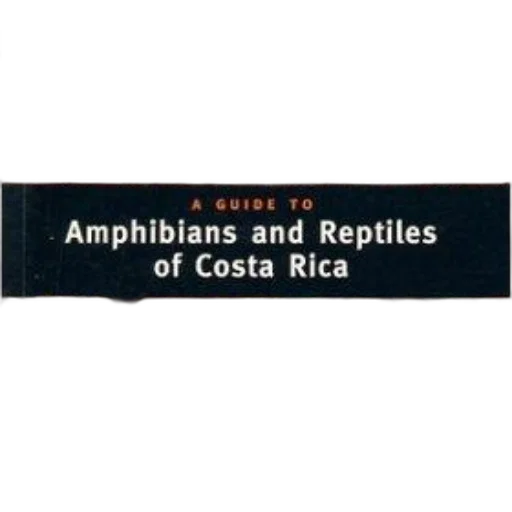animal, guide, amphibians, reptiles, costa, rica, book, cover transparent PNG cut-out