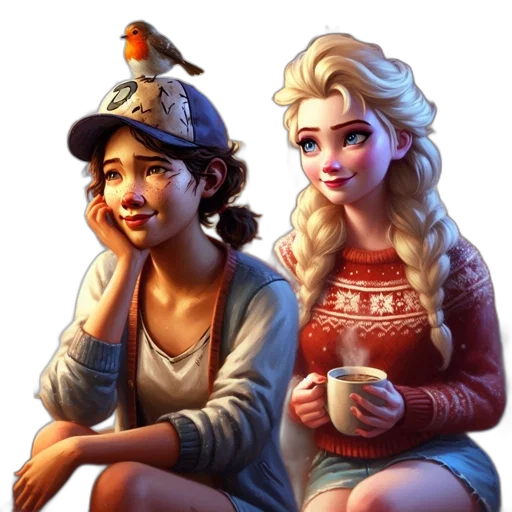 hat, crown, concept art, fantasy art, pixel art, cartoon, snow, fire transparent PNG cut-out