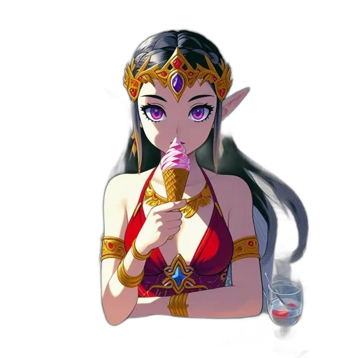jewelry, staff, crown, mask, concept art, fantasy art, pixel art, 3d render transparent PNG cut-out