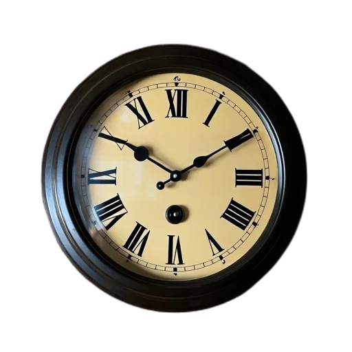 jewelry, 3d render, photorealistic, vintage, wall, clock, round, face transparent PNG cut-out