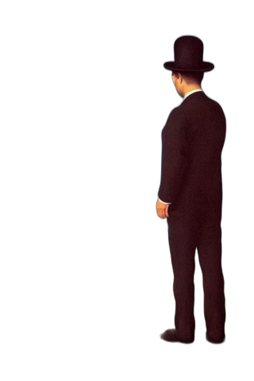 staff, hat, mask, jacket transparent PNG cut-out