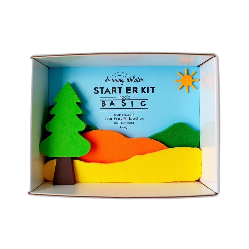 3d render, fire, forest, colorful, display, various, materials, including transparent PNG cut-out