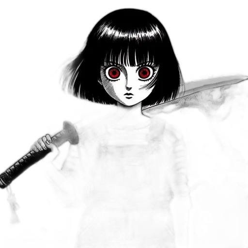 sword, weapon, mask, staff, concept art, anime, fantasy art, comic book art transparent PNG cut-out