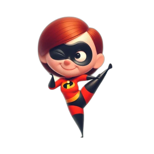 staff, comic book art, concept art, cartoon, 3d render, animated, superheroine, vibrant transparent PNG cut-out