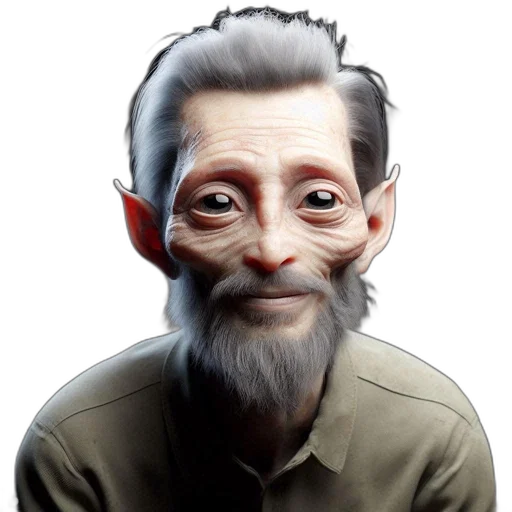face, staff, mask, creature, photorealistic, 3d render, concept art, fantasy art transparent PNG cut-out