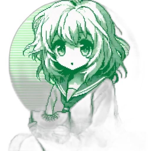 creature, face, mask, hair, anime, pixel art, watercolor, pencil sketch transparent PNG cut-out