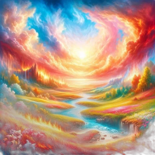 dragon, fantasy art, oil painting, concept art, photorealistic, sunset, fire, outer space transparent PNG cut-out
