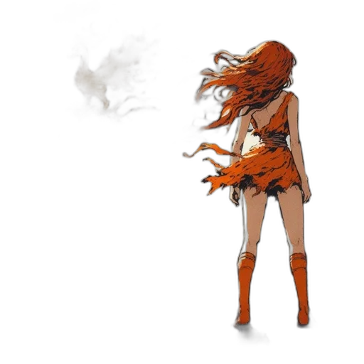 dress, mask, staff, weapon, concept art, fantasy art, comic book art, pixel art transparent PNG cut-out