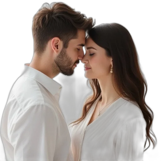 dress, jewelry, hair, face transparent PNG cut-out