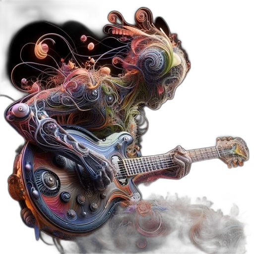 dragon, mask, hair, creature, fantasy art, photorealistic, concept art, watercolor transparent PNG cut-out