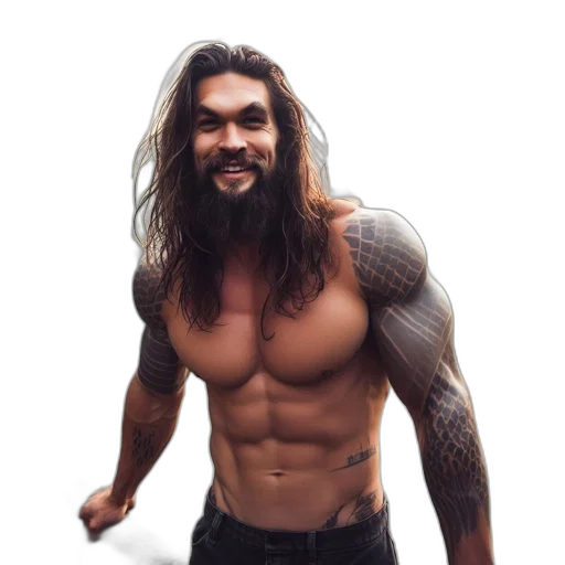 hair, animal, creature, photorealistic, fantasy art, concept art, 3d render, athletic transparent PNG cut-out