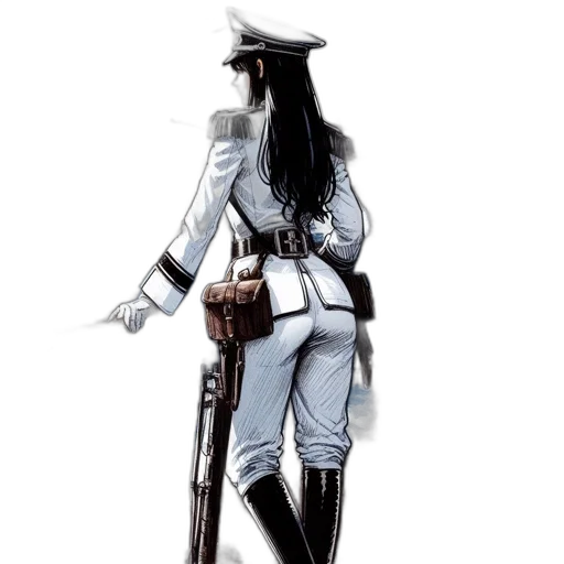 staff, weapon, sword, jacket, concept art, comic book art, fantasy art, pixel art transparent PNG cut-out