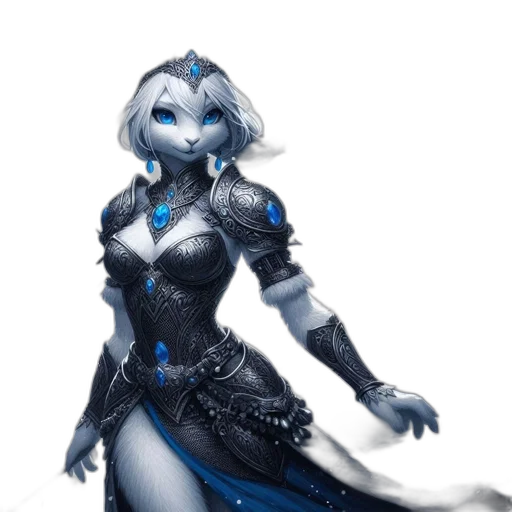 dress, staff, robot, mask, fantasy art, concept art, comic book art, pixel art transparent PNG cut-out