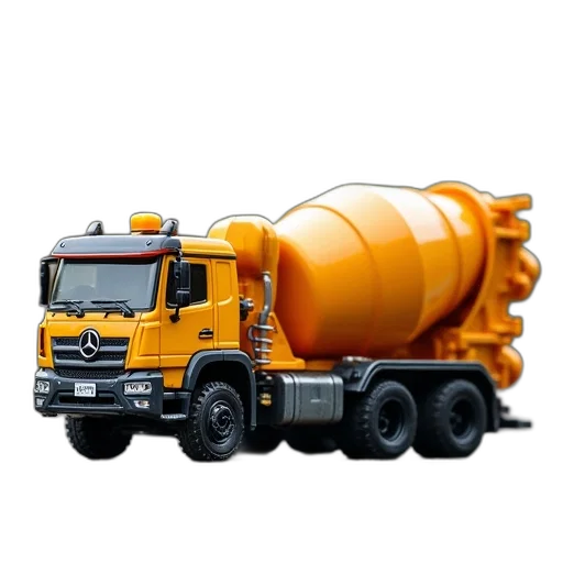 weapon, 3d render, photorealistic, concept art, toy, truck, cement, mixer transparent PNG cut-out