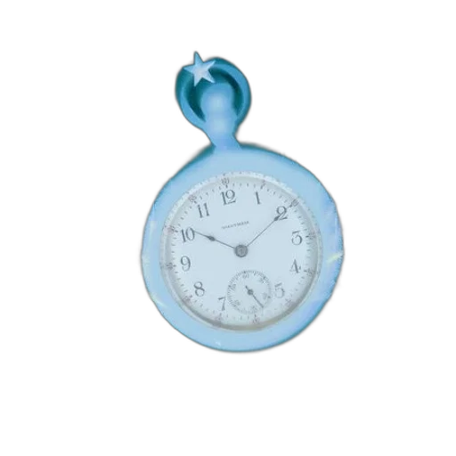 jewelry, 3d render, glowing, pocket, watch, wings, stars, background transparent PNG cut-out