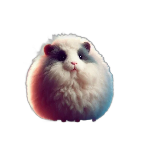 animal, creature, face, hair, 3d render, photorealistic, pixel art, concept art transparent PNG cut-out