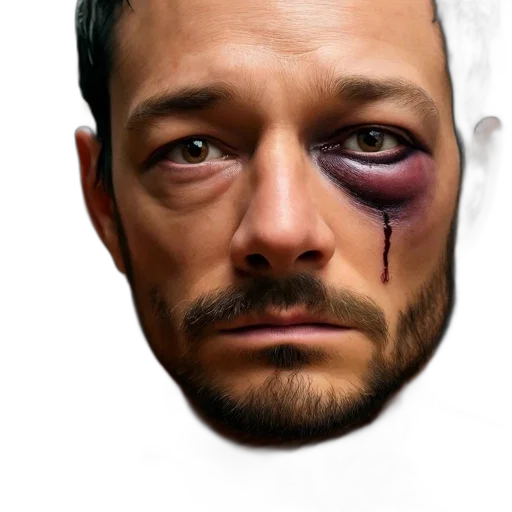 face, mask, robot, photorealistic, concept art, comic book art, watercolor, two transparent PNG cut-out