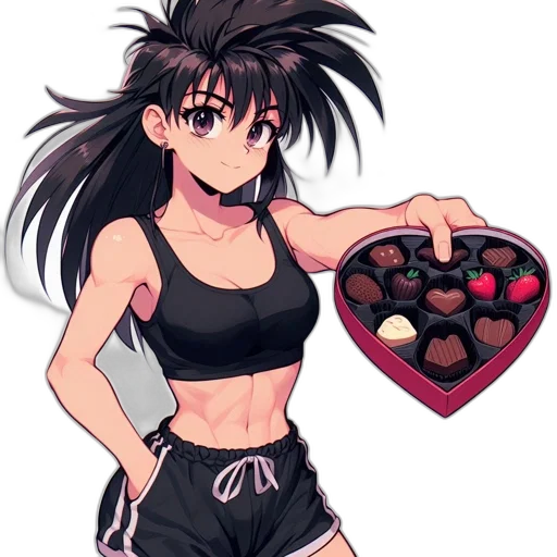 food, anime, pixel art, cartoon, concept art, dark, red, animated transparent PNG cut-out