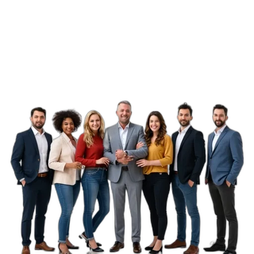 staff, jacket, second, image, promotional, poster, real, estate transparent PNG cut-out