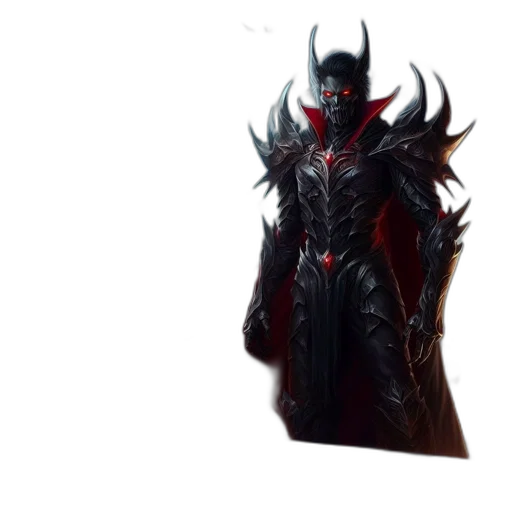 concept art, fantasy art, comic book art, pixel art, dark, red, foreboding, scene transparent PNG cut-out
