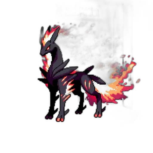 dragon, creature, staff, animal, concept art, fantasy art, pixel art, 3d render transparent PNG cut-out