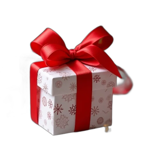 jewelry, 3d render, photorealistic, merry, christmas, gift, card, red transparent PNG cut-out
