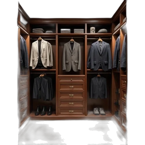 furniture, jacket, 3d render, earth tones transparent PNG cut-out