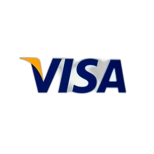 second, image, close-up, visa, logo, which, stylized, representation transparent PNG cut-out