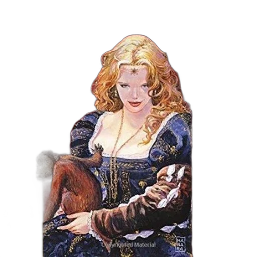 dress, jewelry, crown, sword, fantasy art, pixel art, photorealistic, oil painting transparent PNG cut-out