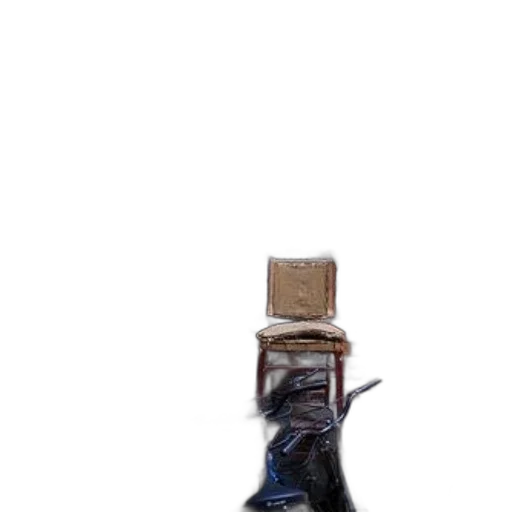 shoes, robot, bottle, staff, 3d render, concept art, photorealistic, pixel art transparent PNG cut-out