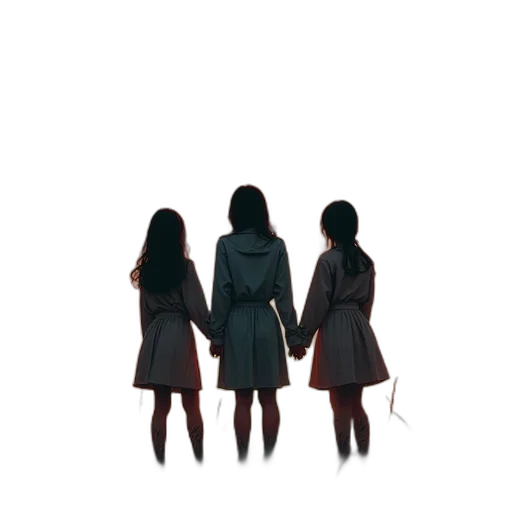 dress, jacket, hair, staff, concept art, 3d render, pixel art, photorealistic transparent PNG cut-out