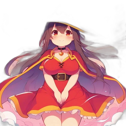 dress, crown, staff, mask, anime, pixel art, concept art, fantasy art transparent PNG cut-out