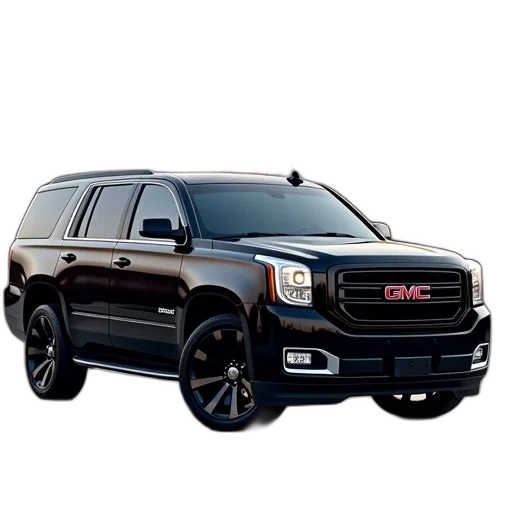 car, black, 2019, gmc transparent PNG cut-out