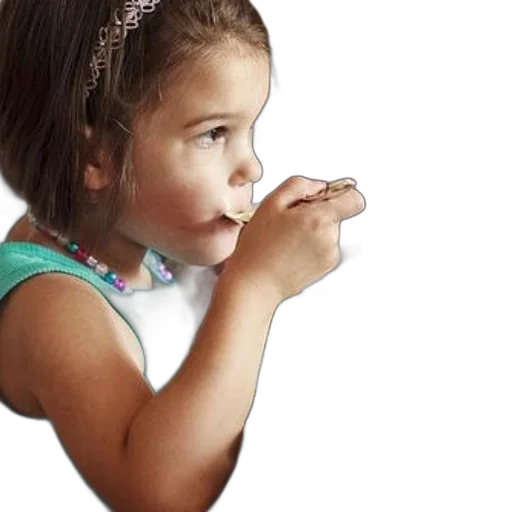 jewelry, photorealistic, young, girl, enjoys, slice, cake, strawberries transparent PNG cut-out