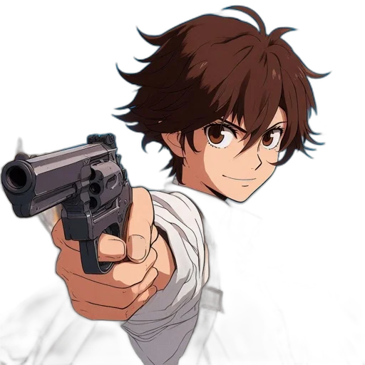 weapon, animal, staff, anime, pixel art, cartoon, photorealistic, intense transparent PNG cut-out